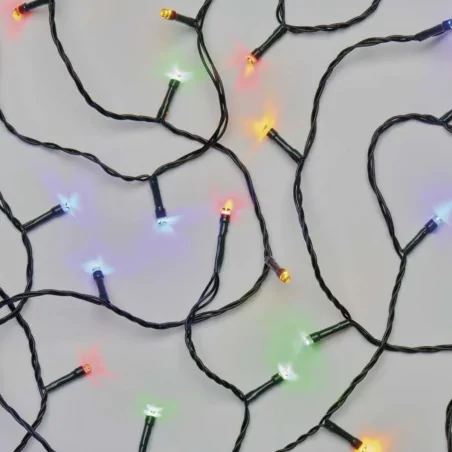 Oswietlenie-choinkowe - ledowe lampki choinkowe 12 metrów kolorowe światełka na choinkę zewnętrzne 120led ip44 emos 