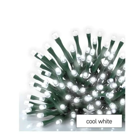 Oswietlenie-choinkowe - światełka choinkowe zimne światło 24m lampki na choinkę z timerem na zewnątrz 240led d4ac25 emos 