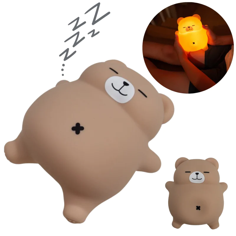 Lampki-nocne - oddychająca lampka nocna led dla dzieci z funkcją chrapania chrapuś mw61641 eco-light firmy ECOLIGHT 