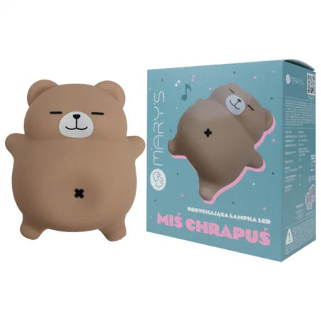 Lampki-nocne - oddychająca lampka nocna led dla dzieci z funkcją chrapania chrapuś mw61641 eco-light 