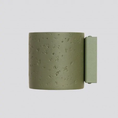 Kinkiety-do-salonu - kinkiet orbis beton lampa ścienna betonowa zielona oliwka g9 sl.1839 sollux 