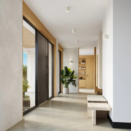 Kinkiety-do-salonu - sl.1840 kinkiet na ścianę industrialny betonowy lampa orbis beton beżowy sollux 