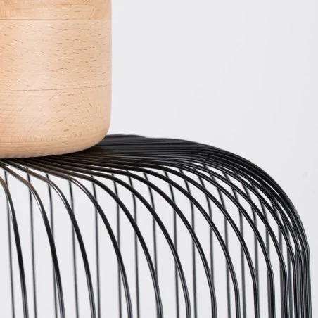 Lampy-sufitowe - lampa wisząca industrialna sufitowa gabbia 35 sl.1847 sollux 