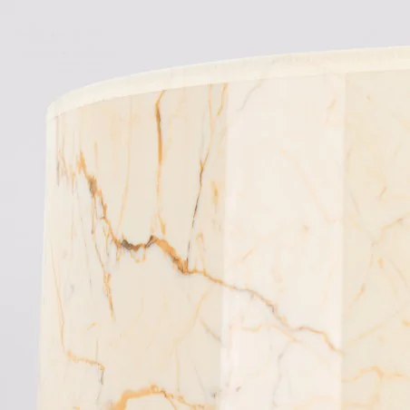 Lampy-sufitowe - lampa sufitowa wisząca do sypialni nevia z marmurkowym kloszem sl.1850 sollux 