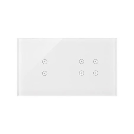 Panele-dotykowe - panel dotykowy 2 pola dotykowe pionowe+4 pola dotykowe biała perła simon 54 touch dstr234/70 kontakt simon 