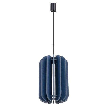 Lampy-sufitowe - lampa sufitowa wisząca mula 27 granatowa filcowa sl.1859 sollux 