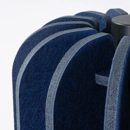 Lampy-sufitowe - lampa sufitowa wisząca mula 27 granatowa filcowa sl.1859 sollux 