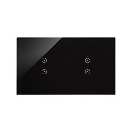 Panele-dotykowe - panel dotykowy 2+2 pola dotykowe pionowe zastygła lawa dstr233/73 simon 54 touch kontakt simon 