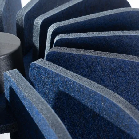 Lampy-sufitowe - lampa wisząca mula 45 granatowa z filcowym kloszem sl.1862 sollux 