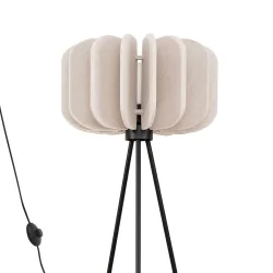 Lampy-stojace - lampa podłogowa stojąca filcowa mula 45 beżowa na trójnogu sl.1863 sollux