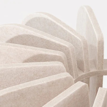 Lampy-stojace - lampa podłogowa stojąca filcowa mula 45 beżowa na trójnogu sl.1863 sollux 