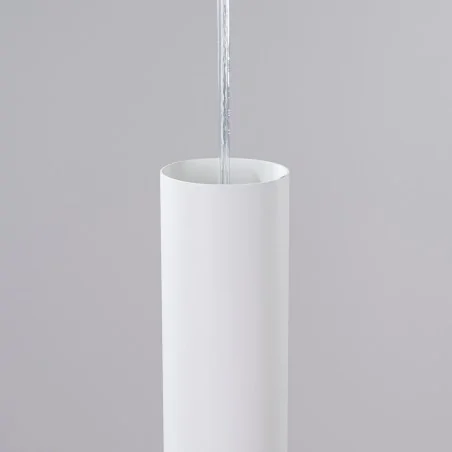 Lampy-sufitowe - lampa wisząca białe tuby sufitowe zwis podwójny gu10 lagos sl.1868 sollux 