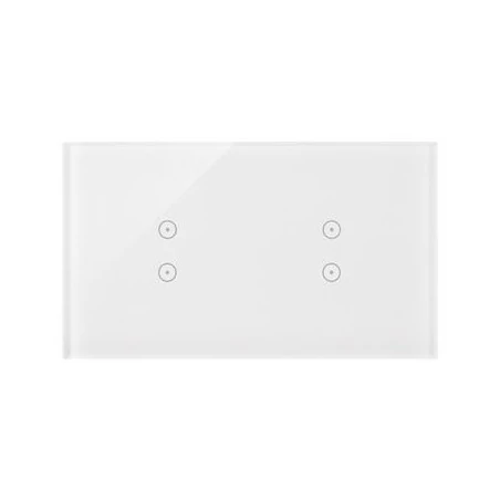 Panele-dotykowe - panel dotykowy 2+2 pola dotykowe pionowe biała perła dstr233/70 simon 54 touch kontakt simon 
