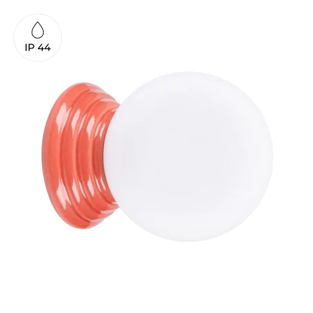 Kinkiety-lazienkowe - kinkiet ścienny do łazienki w brzoskwiniowej obudowie zori sl.1895 sollux 