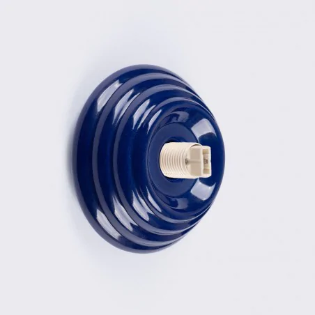 Kinkiety-lazienkowe - kinkiet niebieski do łazienki lampa ścienna ultramaryna ip44 zori sl.1896 sollux 