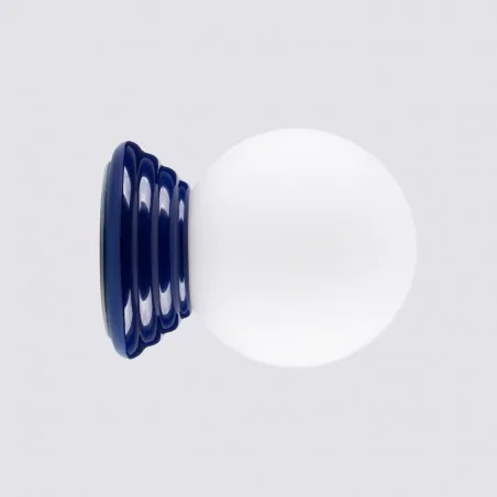 Kinkiety-lazienkowe - kinkiet niebieski do łazienki lampa ścienna ultramaryna ip44 zori sl.1896 sollux 