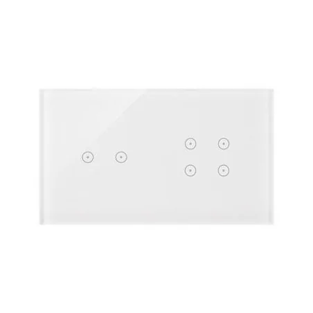 Panele-dotykowe - panel dotykowy 2+4 pola dotykowe biała perła dstr224/70 simon 54 touch kontakt simon 
