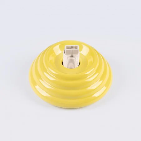 Plafony - plafon sufitowy łazienkowy żółty ip44 kula zori sl.1898 sollux 