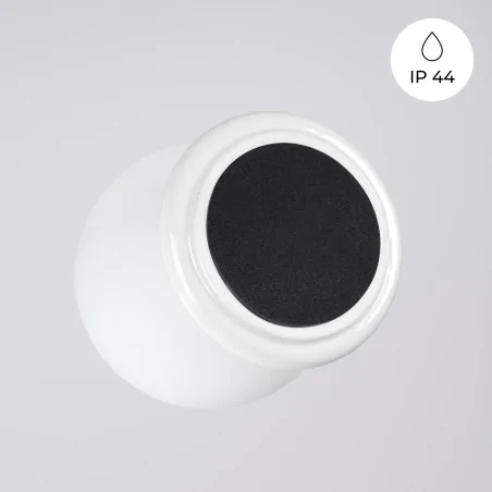 Kinkiety-lazienkowe - kinkiet łazienkowy biały kula lampa ścienna ip44 zori sl.1903 sollux 