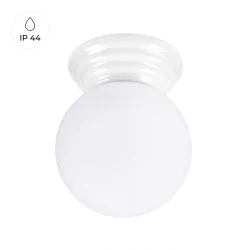 Plafony - lampa sufitowa biała kula plafon do łazienki sl.1904 zori sollux