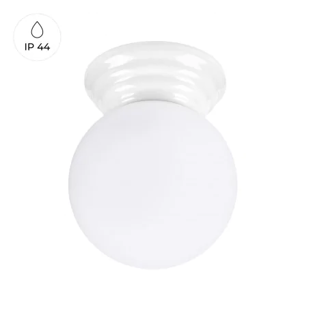Plafony - lampa sufitowa biała kula plafon do łazienki sl.1904 zori sollux 