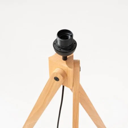 Lampy-stojace - lampa podłogowa stojąca na trójnogu natt z abażurem taupe sl.1905 sollux 