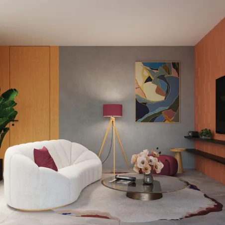 Lampy-stojace - lampa stojąca trójnóg podłogowa natt burgundowy klosz sl.1907 sollux 