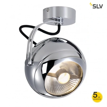 Lampy-sufitowe - oprawa ścienno-sufitowa light eye chrom gu10 max 75w slv 