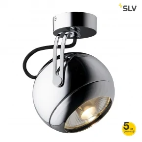 Lampy-sufitowe - oprawa ścienno-sufitowa light eye chrom gu10 max 75w slv 