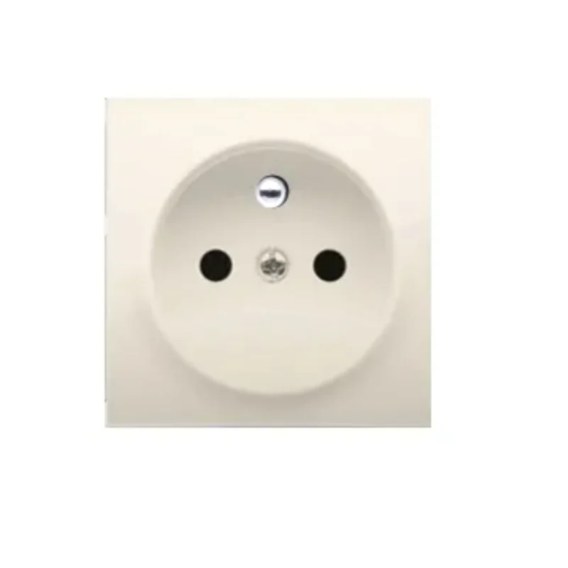 Pokrywy-do-gniazd - pokrywa kremowa do gniazda pojedynczego z uziemieniem kontakt simon 54 dgz1zp/411 firmy Kontakt-Simon 