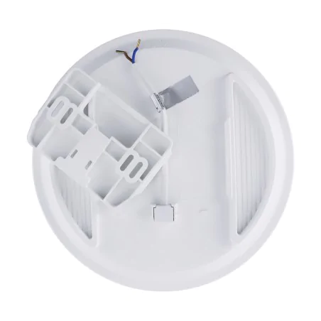 Plafony - okrągła lampa sufitowa led plafoniera hermetyczna biała 18w 4000k denzel ideus 