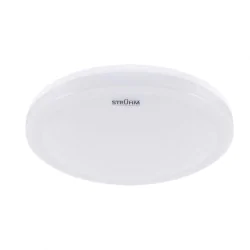 Plafony - plafoniera sufitowa 24w oprawa led ip44 biała 4000k denzel ideus