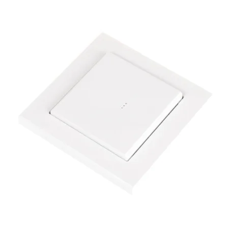 Sterowanie-oswietleniem - przycisk 2-kanałowy biały 1-klawiszowy nadajnik zdalnego sterowania fw-wso2 f&f 