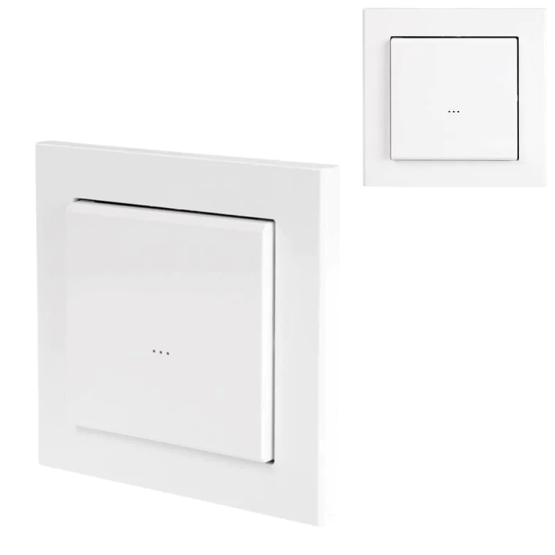 Sterowanie-oswietleniem - przycisk 2-kanałowy biały 1-klawiszowy nadajnik zdalnego sterowania fw-wso2 f&f firmy F&F 