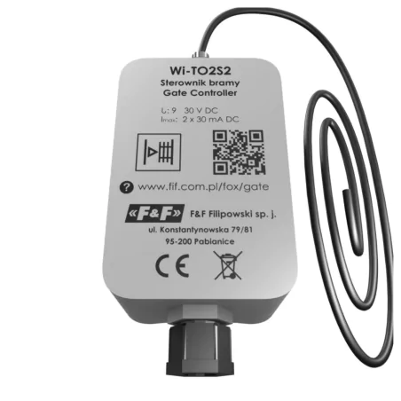 Sterowniki-i-odbiorniki - sterownik 2-kanałowy wifi do bram i furtek gate wi-to2s2-g f&f 