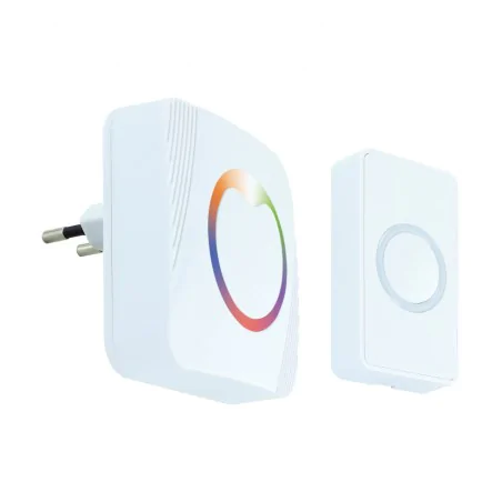 Dzwonki-do-drzwi-bezprzewodowe - dzwonek bezprzewodowy do drzwi z melodią dla elizy sieciowy 04886 ideus 