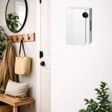 Dzwonki-do-drzwi-przewodowe - dzwonek przewodowy do drzwi dwutonowy gong biały ding dong 230v stratis ac orno 