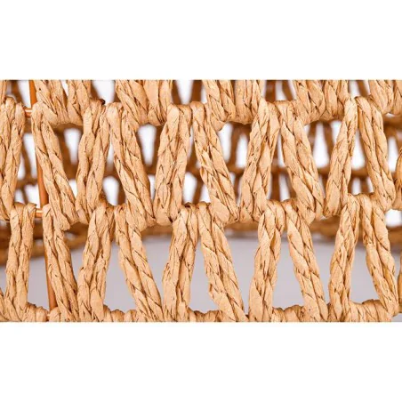 Lampy-sufitowe - lampa sufitowa w stylu boho oprawa wisząca sznurowa pleciona e27 korn lvt 