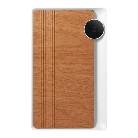 Dzwonki-do-drzwi-przewodowe - dzwonek ding-dong gong do drzwi dwutonowy biało-dębowy 230v stratis ac orno 