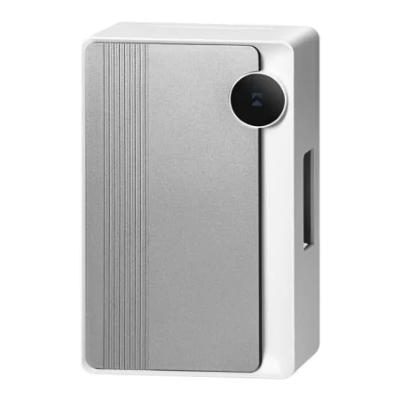 Dzwonki-do-drzwi-przewodowe - białoo-grafitowy dzwonek przewodowy do drzwi dwutonowy ding dong 230v stratis ac orno 