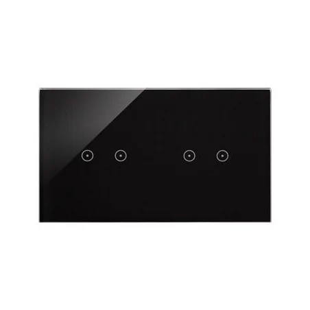 Panele-dotykowe - panel dotykowy 2+2 pola dotykowe poziome zastygła lawa dstr222/73 simon 54 touch kontakt simon 