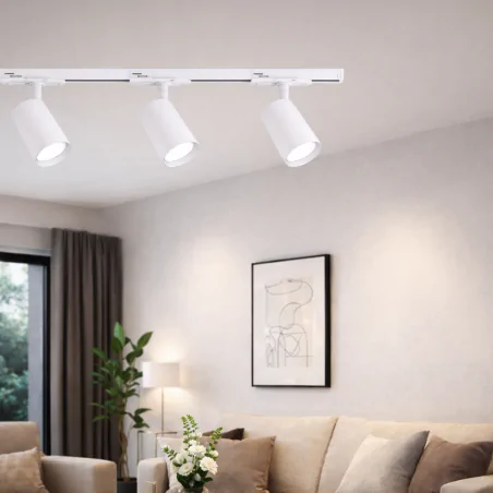 Oswietlenie-szynowe - oprawa na szynoprzewód białe oświetlenie na szynę balaton tra gu10 ideus 