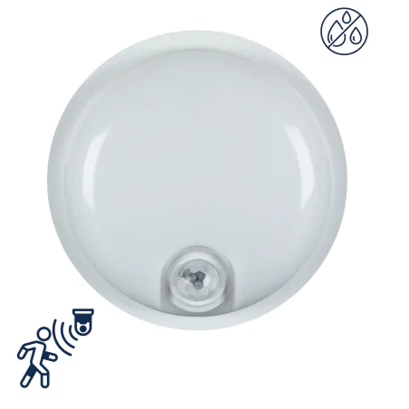 Kinkiety-zewnetrzne - oprawa elewacyjna led z czujnikiem ruchu zewnętrzna 15w neutralna elias pir ideus 
