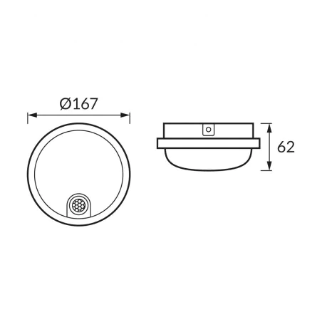 Kinkiety-zewnetrzne - lampa na zewnątrz elewacyjna led z czujnikiem ruchu 15w czarna ip65 elias pir ideus 