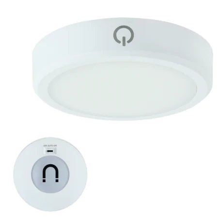 Oprawy-meblowe-podszafkowe - oprawa meblowa z czujnikiem ruchu lampka bezprzewodowa do szafy biała zibi ideus 