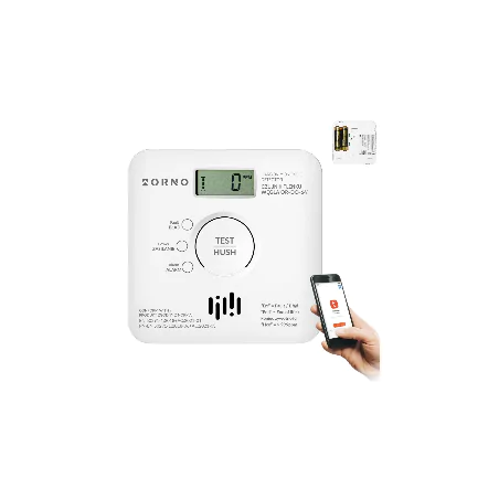 Czujniki-czadu - czujnik czadu sterowany telefonem czujka tlenku czadu wifi tuya smart 10lat orno 