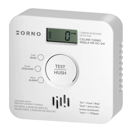 Czujniki-czadu - czujnik czadu sterowany telefonem czujka tlenku czadu wifi tuya smart 10lat orno 