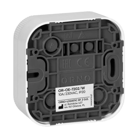 Wylaczniki-schodowe - or-oe-7202/w włącznik schodowy natynkowy biały ip20 todo orno 
