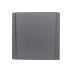 Wylaczniki-schodowe - wyłącznik schodowy zmienny szary z ramką w komplecie cc-tr-11 wesa