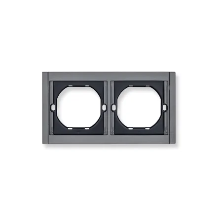 Ramki-podwojne - szara ramka podwójna pozioma do seri cc- tr premium cc-tr-48 wesa 